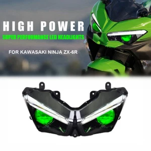 KT Full LED Headlight for Kawasaki Ninja ZX6R 2019+ - Picture 1 of 7