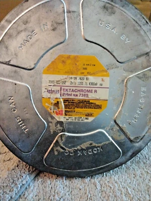 Kodak Ektachrome R Print film 16mm 2400 feet (New sealed old stock) - Image 1 of 2