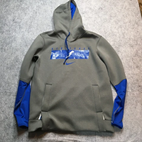 Nike On Fiel Air Force Academy Hoodie Mens Medium Tall MT Gray Pullover Fleece Cover