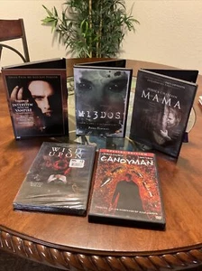 Horror Films, 5 DVD Set, Wish Upon (sealed), Mama, Candy man, Vampire Interview, - Picture 1 of 12