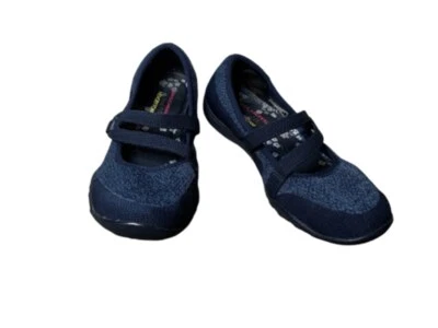 Skechers Breathe Easy Relaxed Fit Lucky Lady Navy Flats Size 6.5 - Image 1 of 4