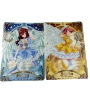 The Quintessential Quintuplets Art sheet set Miku Ichika Charatto Kuji Official - Picture 1 of 5