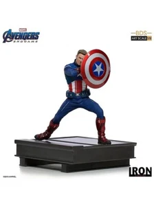 Iron Studios 1/10 CAPTAIN AMERICA Avengers Endgame Marvel w/Art Box - Picture 1 of 9