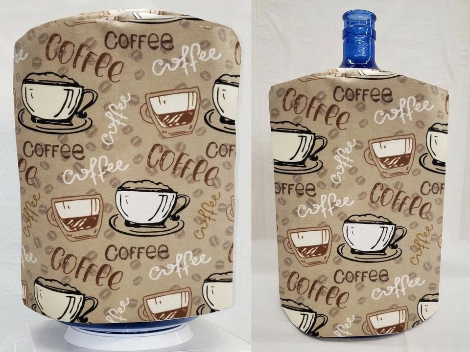 Coffee Beans Water Bottle Cover for 3 or 5 Gallon Bottles - Image 1 of 1