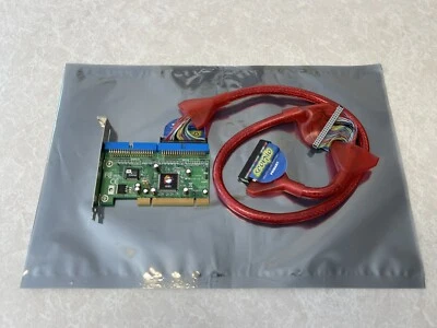 SIIG SCPE4B12S4 PCI IDE Controller Card w/ Scopio IDE Round Cable - Image 1 of 4