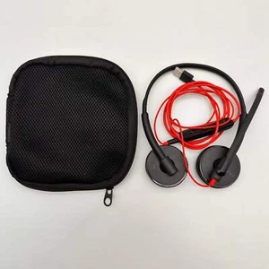 Écouteurs intra-auriculaires filaires Plantronics Blackwire C3220 noir/rouge - Photo 1 sur 2
