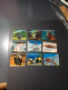 Conjunto parcial de estampillas de Bután Scott #116-116H Mnh, animales 3D. - Imagen 1 de 1