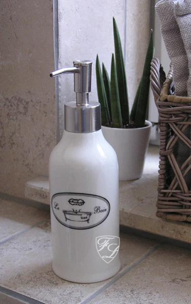 SEIFE SEIFENSPENDER KERAMIK ANTIK RETRO WC SHABBY CHIC LANDHAUSSTIL BAD DEKO NEU