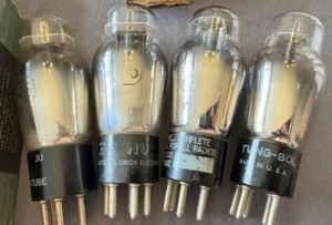 Matched Quad NOS Type 56 ST Bottle Power Output Tubes Super Triodes NU/ TUNGSOL - Bild 1 von 17