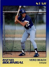 1989 Vero Beach Dodgers Star #3 Rafael Bournigal
