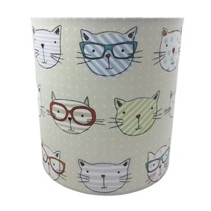 Pantalla de lámpara hecha a mano en el Reino Unido - Fryetts Cool Cats - Imagen 1 de 2