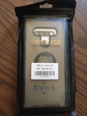 Parachoques híbrido LG Stylo 6 con respaldo de fibra de carbono protección de alta resistencia a prueba de golpes Foto 1 de 3