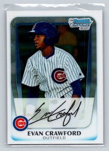 2011 Bowman #BCP71 Evan Crawford Chrome Prospects NM