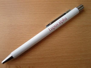 Weiß/Silberner Kugelschreiber UMA von Lupus alpha - *TOP* - Bild 1 von 1