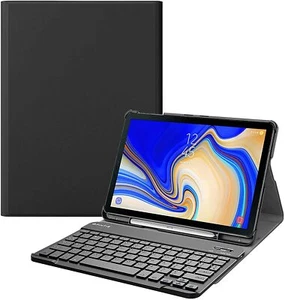 Keyboard Case for Samsung Galaxy Tab S4 10.5 Inch 2018 SM-T830 Slim Shell Cover  - Picture 1 of 10