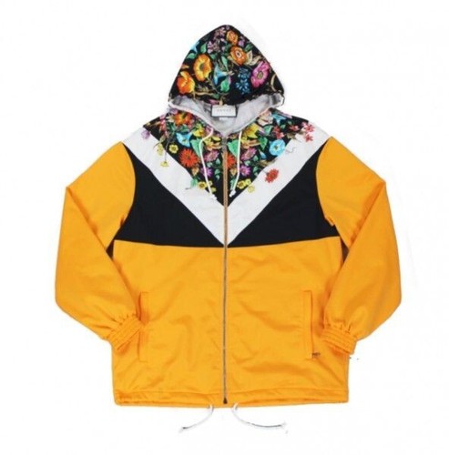 GUCCI 2019 Giacca frangivento stampa grafica floreale taglia XL