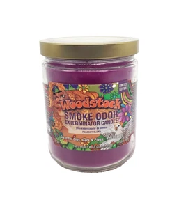 Smoke Odor Exterminator Candle Woodstock Limited Edition 13 OZ Jar Candle 70hrs - Picture 1 of 4
