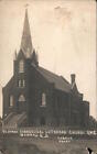 1913 RPPC Howard,SD St. John's Evangelical Lutheran Church Miner County Postcard