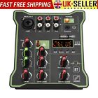 5-Channel Compact Audio Mixer Sound Mixing Console USB Audio Interface new F1D1