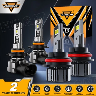 Canbus 9007+9145 LED Headlight Fog Light Bulbs For Ford Ranger 2001-2011 White - Image 1 of 4