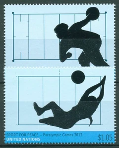 ONU Nueva York 2012 Juegos Paralímpicos de Verano Londres 1311/12 MNH. - Imagen 1 de 1