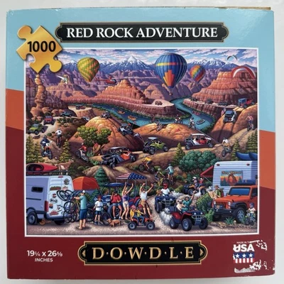 Dowdle Red Rock Adventure 1000 Piece Jigsaw Puzzle 19 1/4” x 26 5/8” - New - Image 1 of 4