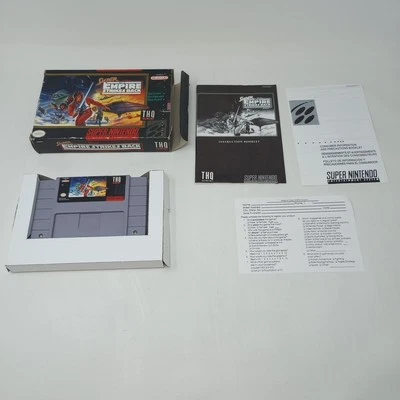 Cartucho, caja, manual e insertos The Empire Strikes Back (Super Nintendo) SNES Foto 1 de 4