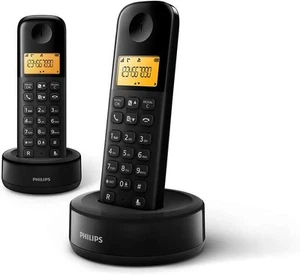 Philips D1602B/01 DECT Schnurlostelefon 2 Mobilteile B-WARE - Zdjęcie 1 z 8