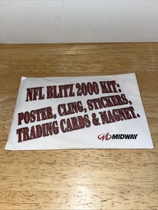 Vintage Midway NFL Blitz 2000 Kit Promo For Video Game. Poster, Cards, Decals. - Picture 1 of 4