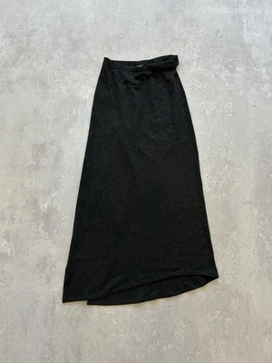 ANN DEMEULEMEESTER Vintage Grey Wool Wrap Skirt Asymmetric Midi M 36 Belgium - Image 1 of 4