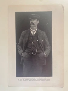 Commander Robert E. Peary Brown Bros. 1900er Portrait Bild - Bild 1 von 1