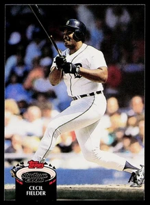 1992 Stadium Club - Cecil Fielder #250 - Detroit Tigers - Foto 1 di 2