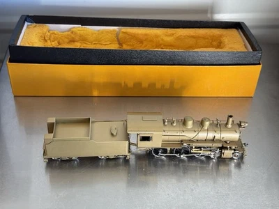 Pacific Fast Mail HO BRASS D&RGW 4-6-0 Steam Locomotive & Tender - Image 1 of 4