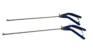 Juego de instrumentos soporte aguja laparoscópica curva y mandíbula recta 5mm 2 piezas - Imagen 1 de 8