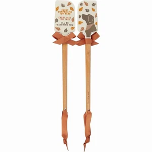 Primitives By Kathy Silicone Spatula - Watching You ! Dog Fall/Harvest NEW - Picture 1 of 1