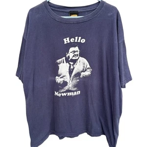Vintage Seinfeld Hello Newman Hemd dunkelblau Hemd 2XL - Bild 1 von 4