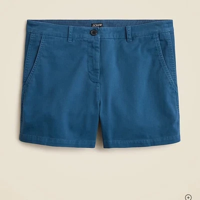 J.Crew 4" Heritage chino corto Cobalt Berry 2 Foto 1 de 4