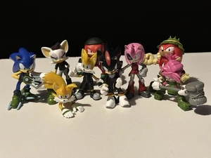 Sonic the Hedgehog Netflix Prime Figures Bundle Shadow Amy Tails Knuckles Blaze - Picture 1 of 5