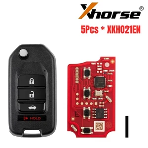 5x Xhorse Univeral Wired Remote Key XKHO21EN for Honda Style 3+1 Buttons - Picture 1 of 8