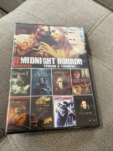 8-Film Midnight Horror Collection - Terror & Torment (DVD, 2012, 2-Disc Set) NEW - Picture 1 of 4