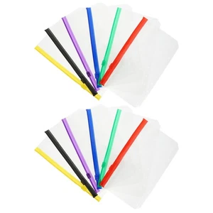  12 piezas Carpeta Cremallera Bolsa para Álbumes de Recortes Cremallera Bolsa Desmontable Cremallera Bolsa Carpeta - Imagen 1 de 12