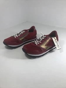 Zapatos Brooks Chariot para hombre rojos y dorados talla 9 - Imagen 1 de 9