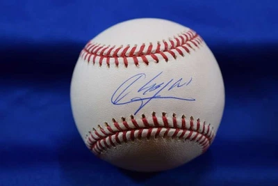 Aroldis Chapman MLB Authentic COA Autograph Major League Signed OML Baseball 6 - Image 1 of 2