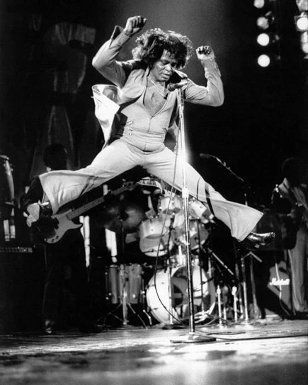 Póster brillante con impresión de música funk foto 8x10 de bailarina Soul Singer JAMES BROWN Foto 1 de 1
