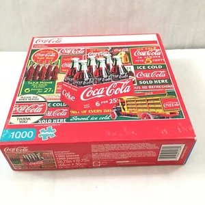 Coca-Cola Evergreen Multicolor Jigsaw Puzzle 1000 PCS Buffalo Games 68cm X 50cm - Picture 1 of 5