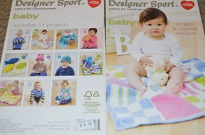REd Heart Baby Knitting & Crochet Pattern Book 11 designs - Image 1 of 2