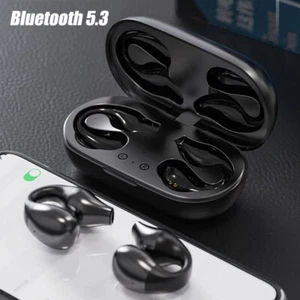 Bone Conduction Earbud Bluetooth On-Ear Earring Headphone Headset Sports Jogging - Bild 1 von 10