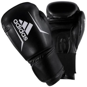 Adidas Speed 50 Boxing Gloves Black Sparring Training Mitts Muay Thai Kick - Picture 1 of 1