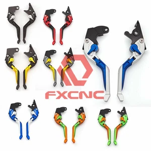 3D Extendable Foldable Brake Clutch Levers For Suzuki GSXR600 GSXR750 2006-2010 - Bild 1 von 12