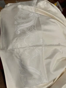Vintage Made in Italy Tablecloth FRETTE 48x58 inch Egyptian Cotton High Qual New - Picture 1 of 3